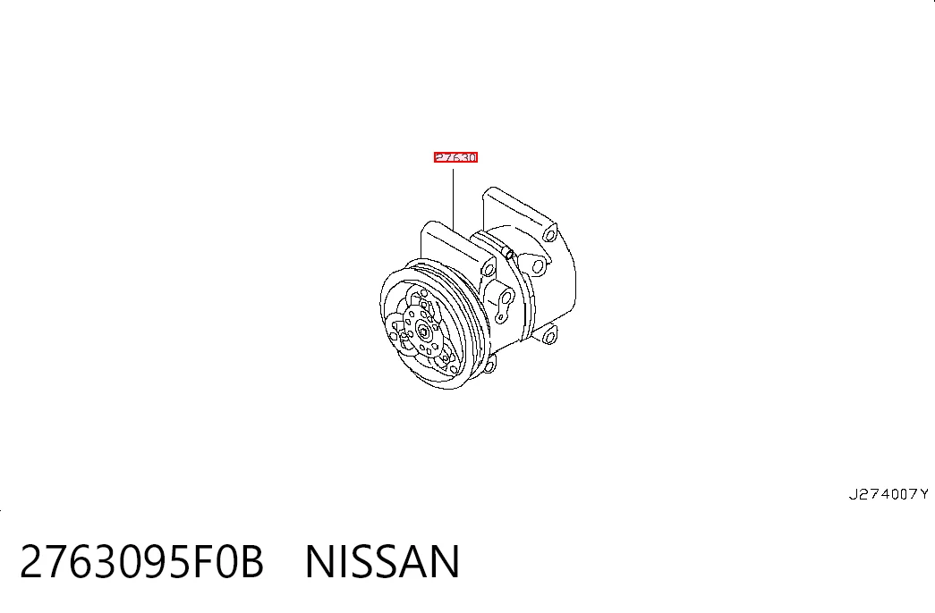 Компрессор хладагента на Nissan Almera CLASSIC B10RS