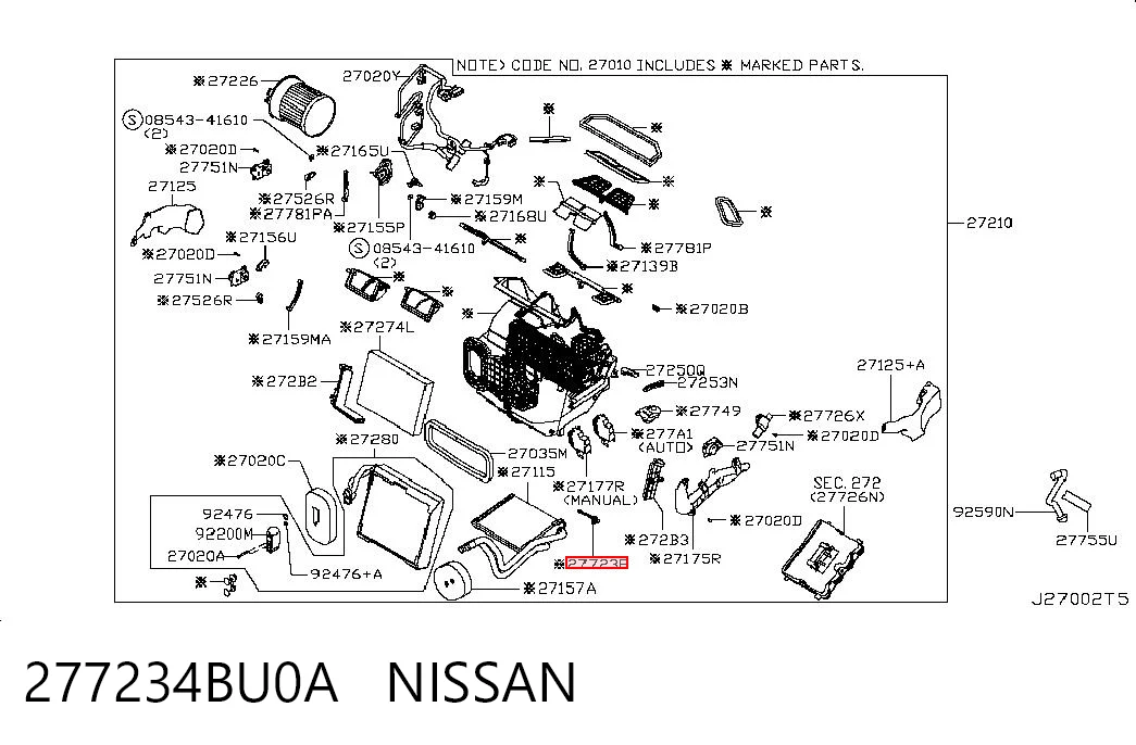 277234BU0A Nissan/Infiniti 