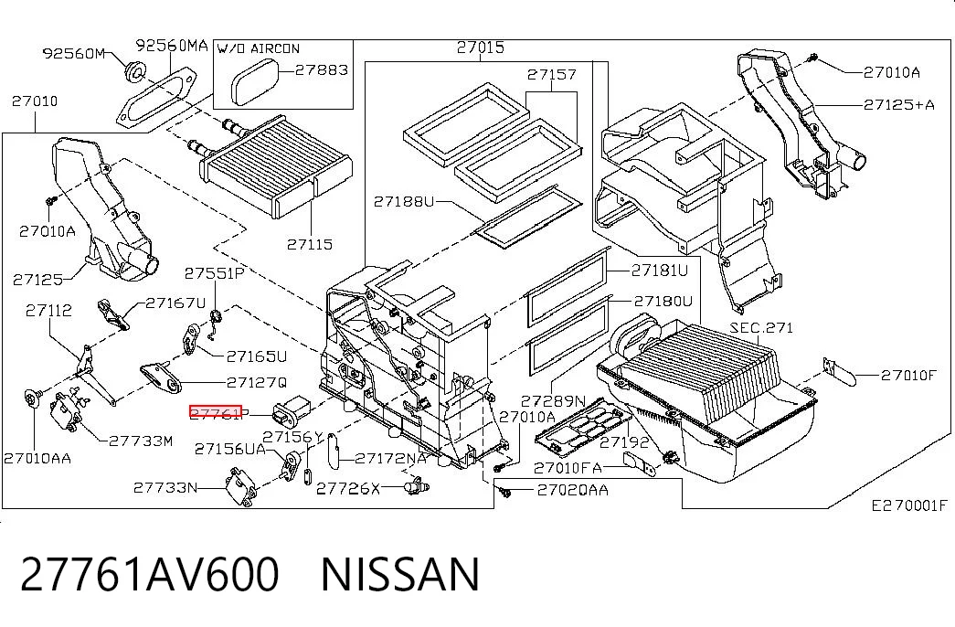  Резистор печки Nissan Almera 