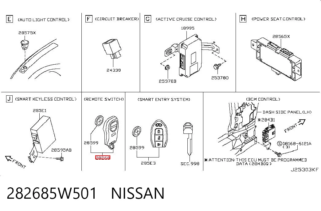 282685W501 Nissan/Infiniti 
