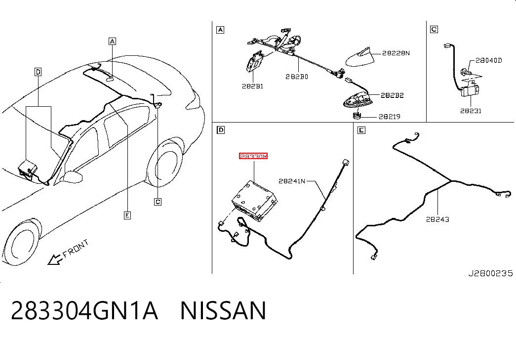 283304GN1A Nissan/Infiniti