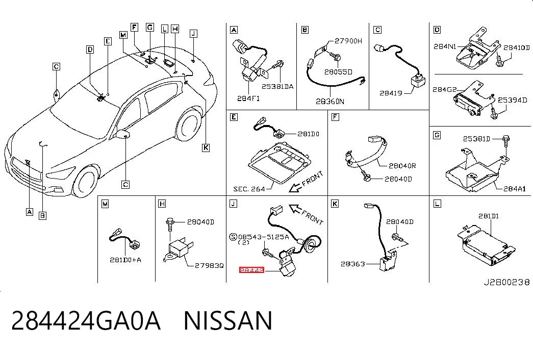 284424GA0A Nissan/Infiniti 