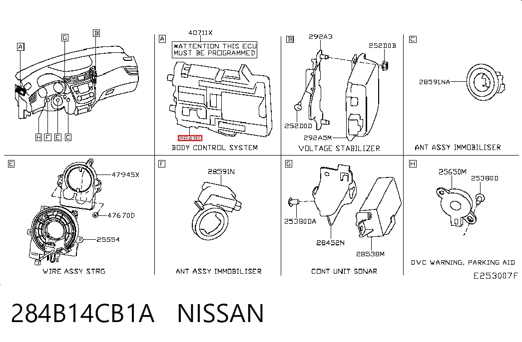 Блок управления систем комфорта на Nissan Qashqai II J11