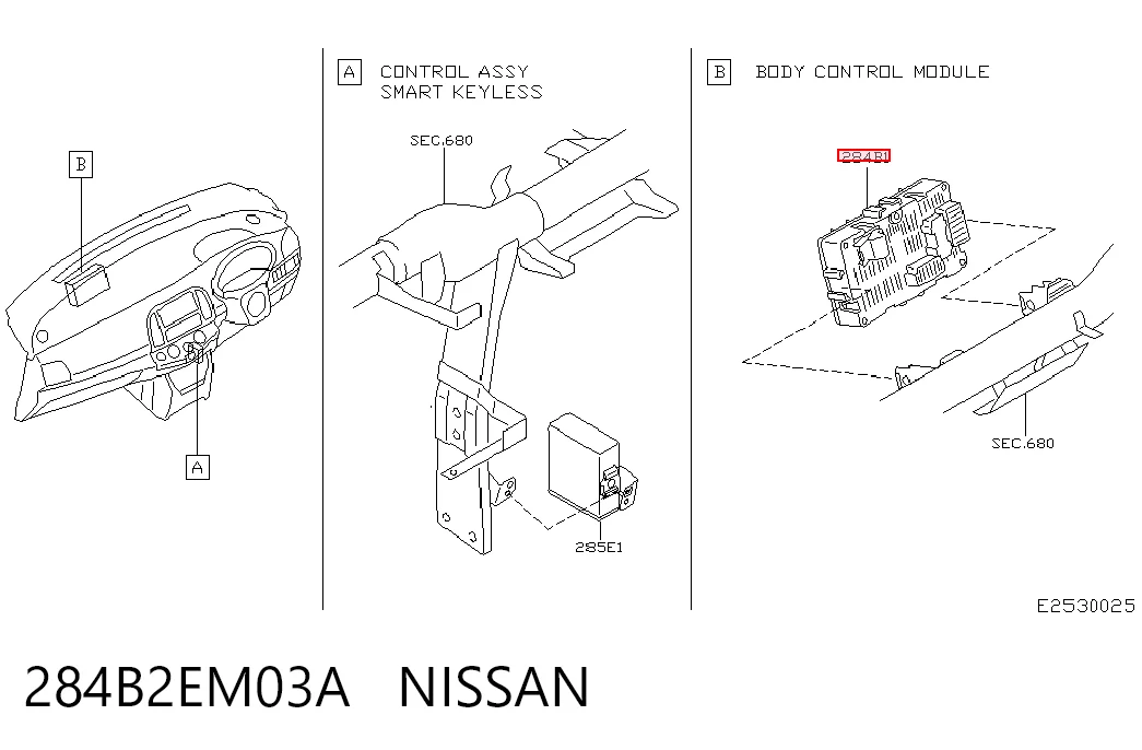 Блок управления систем комфорта на Nissan Micra  K12