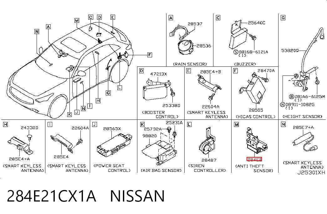 284E21CX1A Nissan/Infiniti 