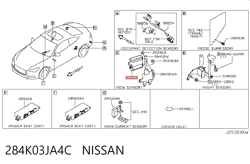 284K03JA4C Nissan/Infiniti 