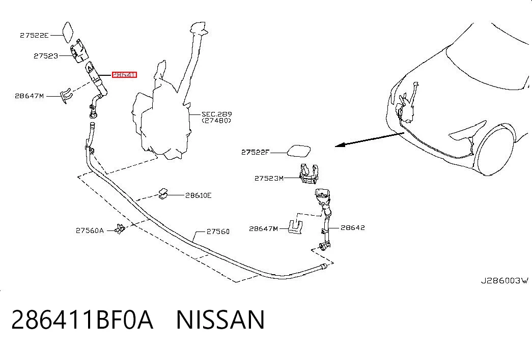 286411BF0A Nissan/Infiniti 