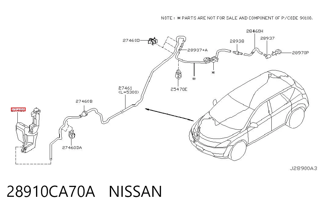 Бачок омывателя лобового стекла Polcar 2748ZBS1 цена, от 59.46 USD