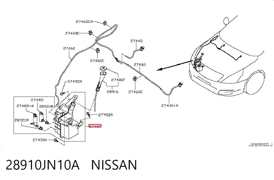 28910JN10A Nissan/Infiniti