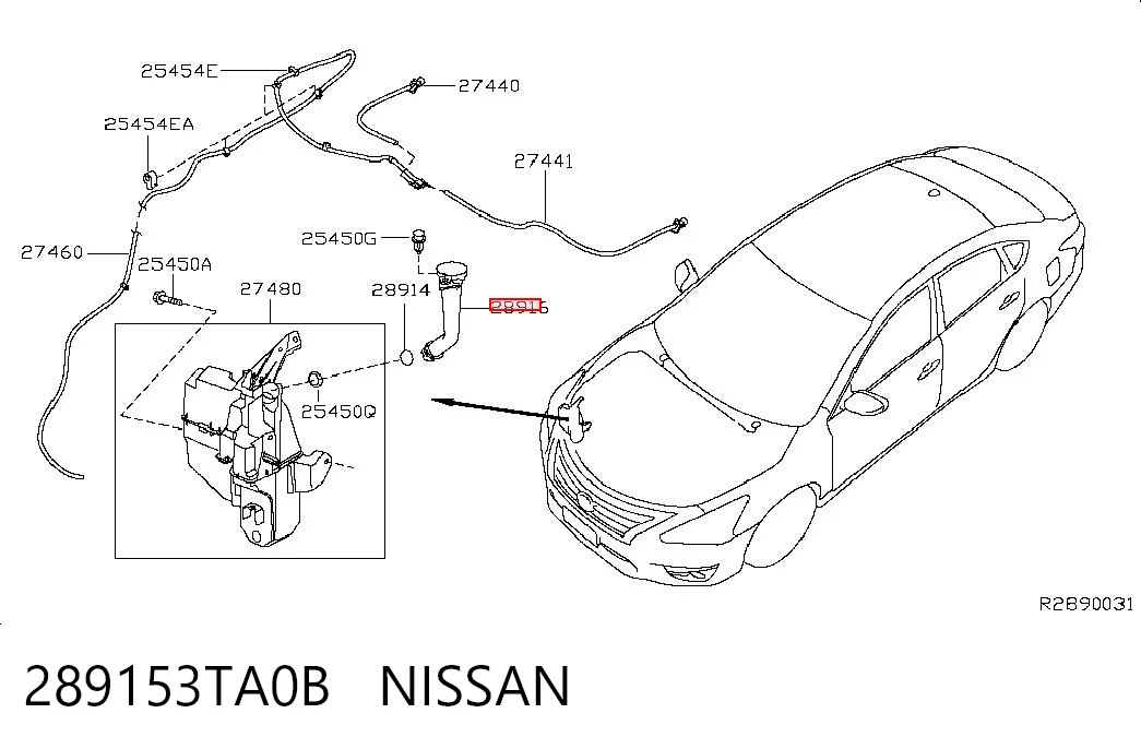 289153TA0B Nissan/Infiniti 