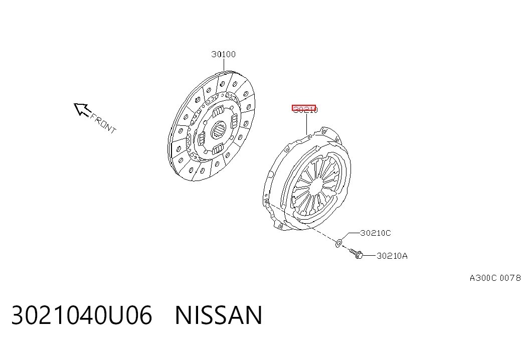  Корзина сцепления Nissan Maxima 