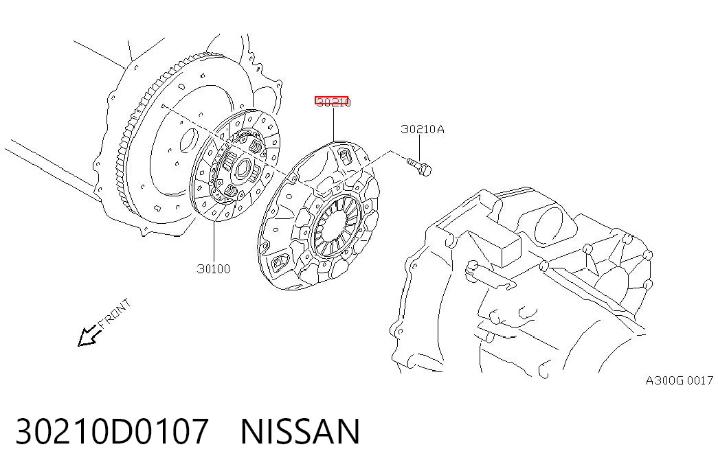 Нажимной диск сцепления на Nissan Almera I N15