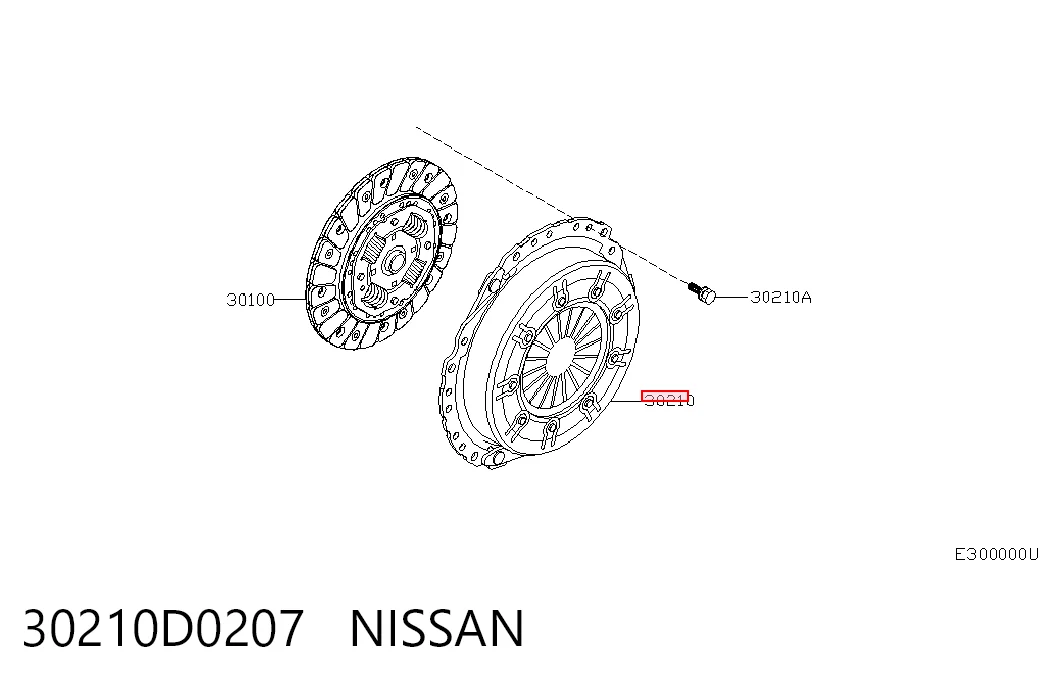  Корзина сцепления Nissan Almera 1