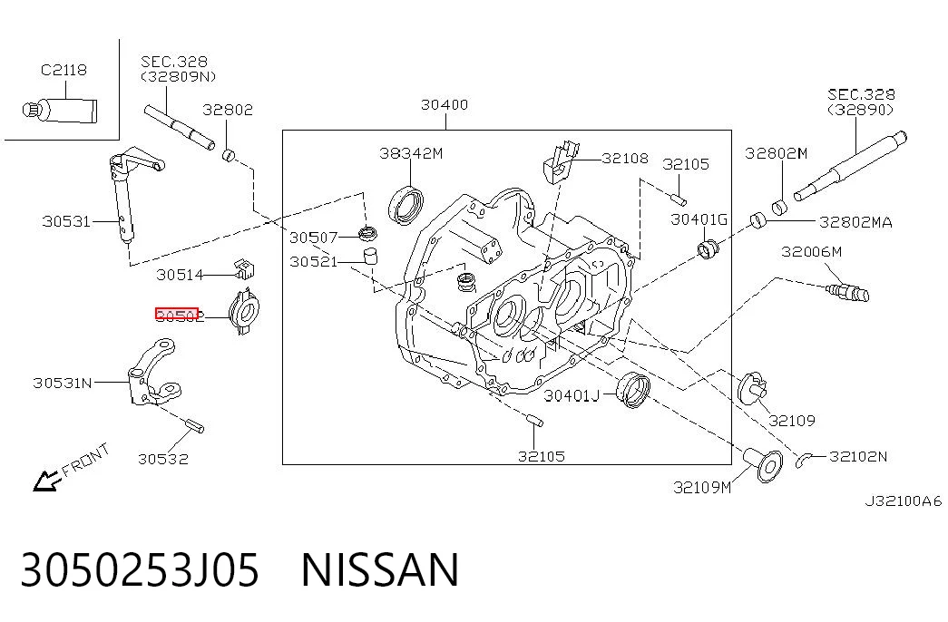 Подшипник скольжения сцепления Nissan Almera I хэтчбек (N15) (1995 - 2000) цена, от 17.75 USD