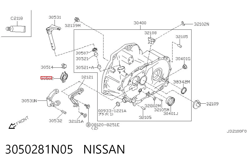  Выжимной подшипник Nissan Almera 