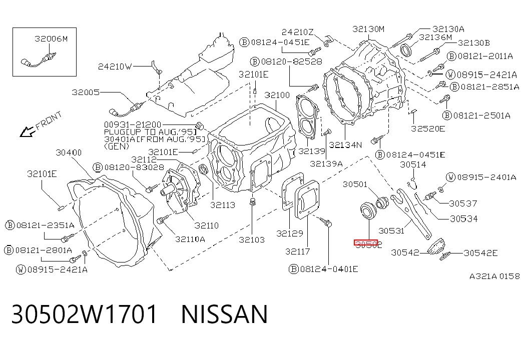 Выжимной подшипник AISBN006 Aisin