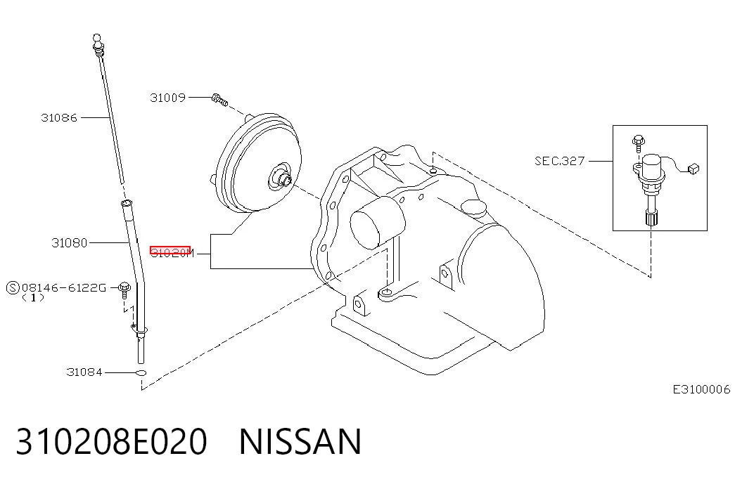 Коробка передач автомат Nissan Primera седан (P11) (1996 - 2002) цена, от 1013.59 USD