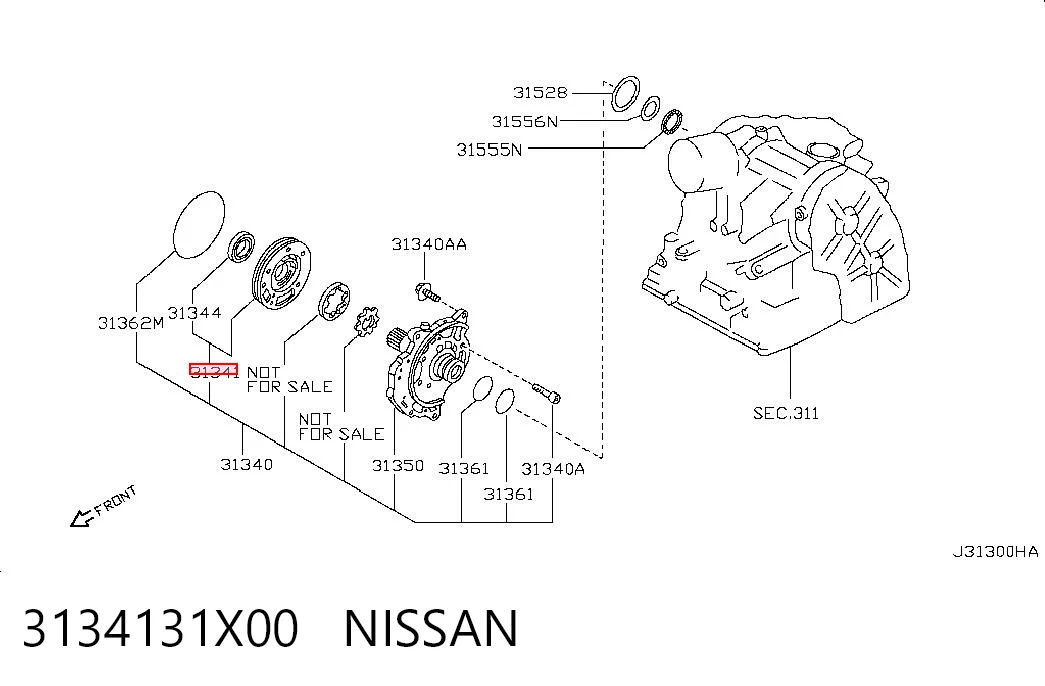 3134131X00 Nissan/Infiniti