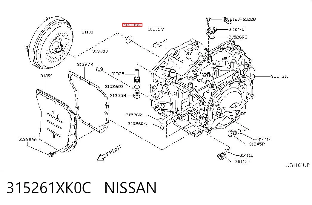 315261XK0C Nissan/Infiniti