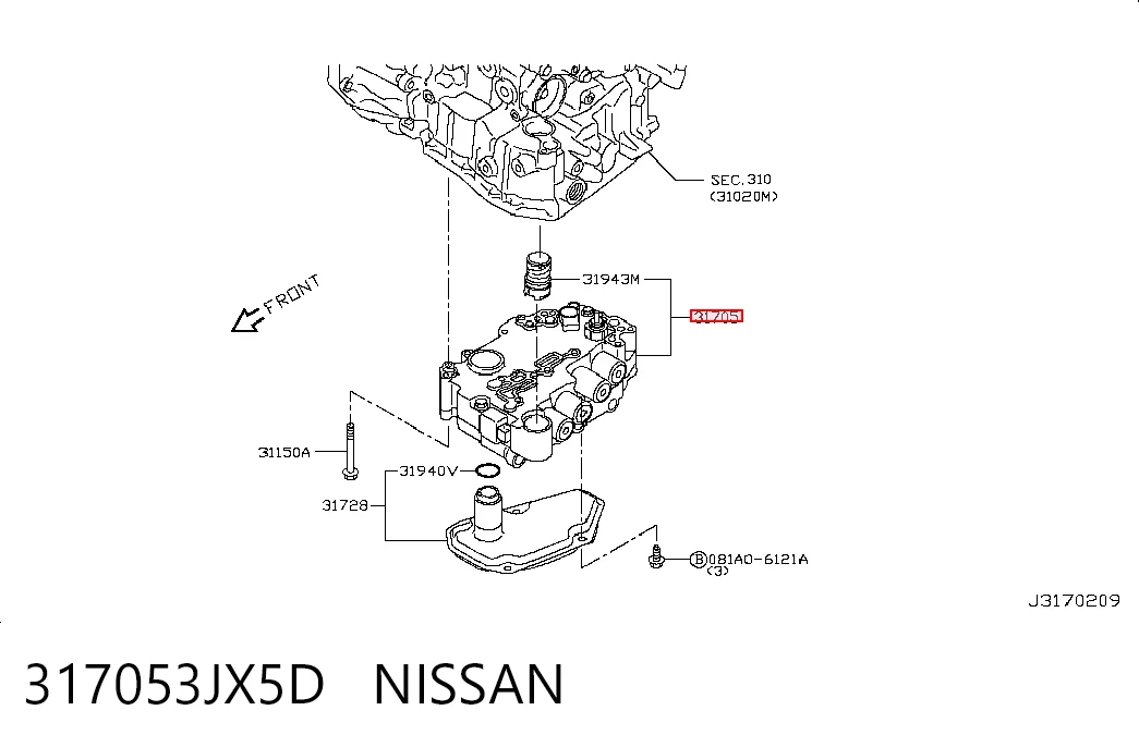 317053JX5D Nissan/Infiniti 