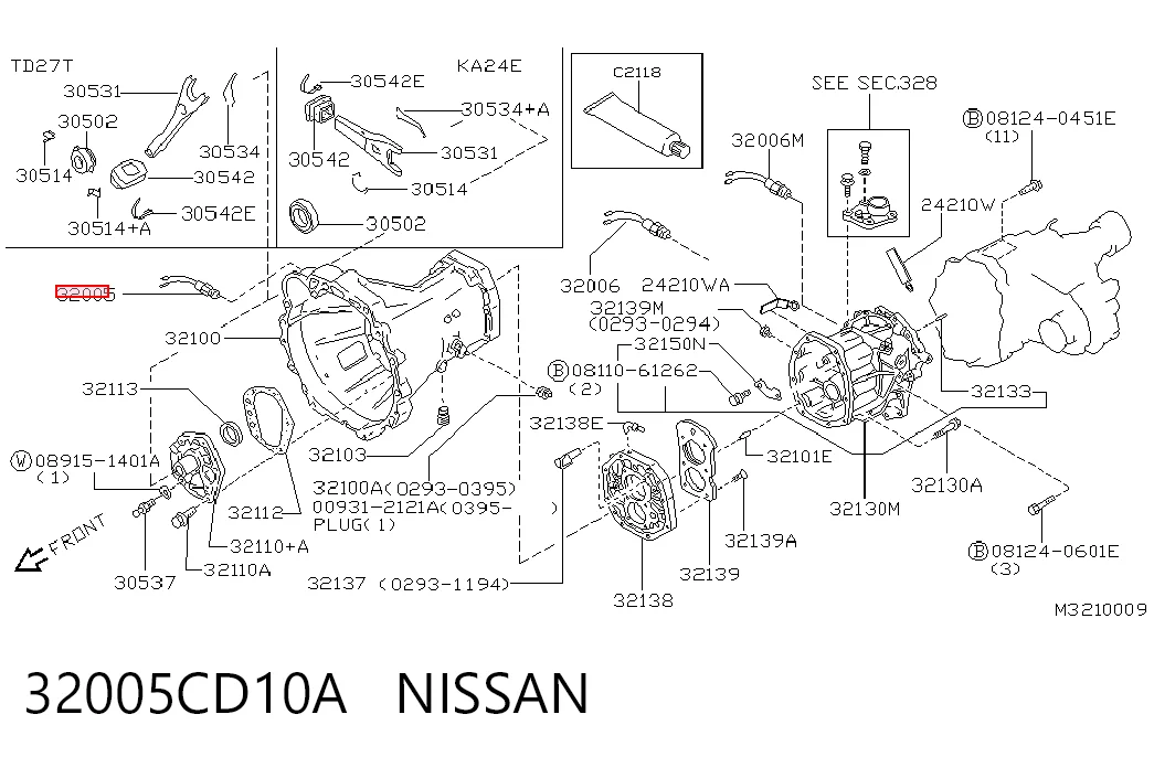  Датчик заднего хода Nissan Terrano 2