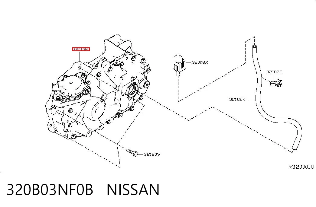 Коробка передач автомат Nissan LEAF I хэтчбек (ZE0U) (2012 - 2017) цена, от 265.54 USD