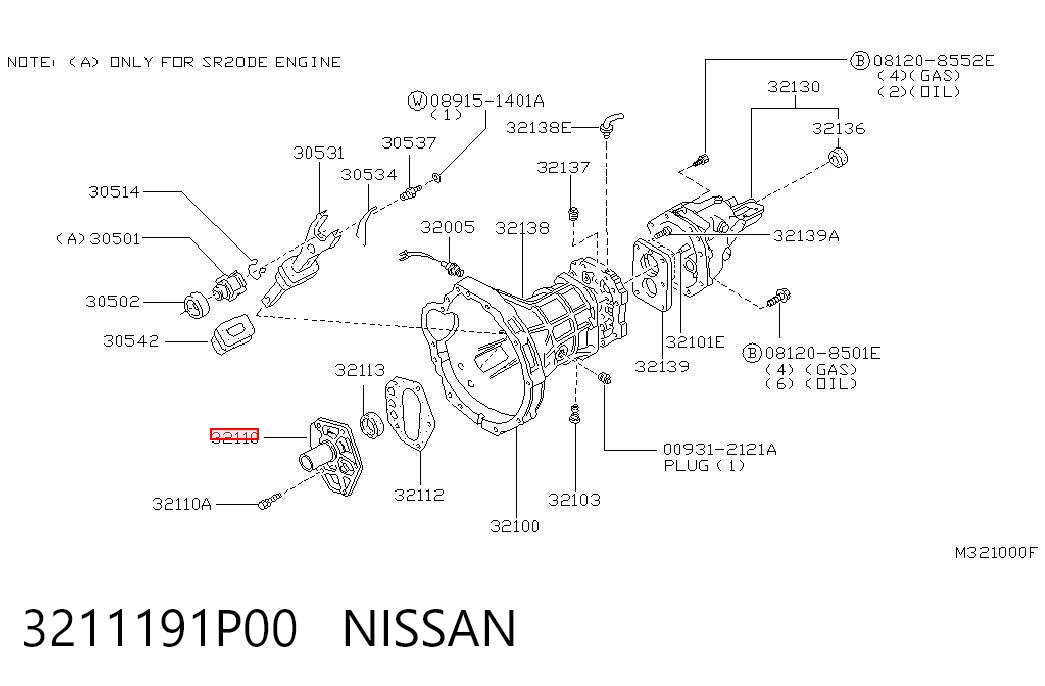 3211191P00 Nissan/Infiniti