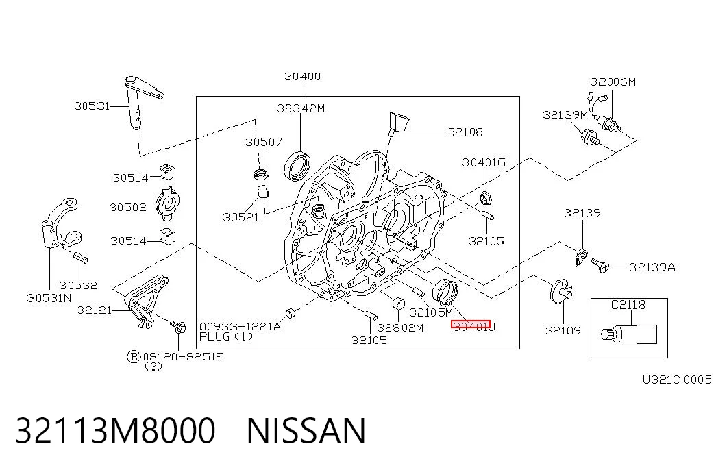 OS100045N NIPPON MOTORS Сальник АКПП/КПП входного/первичного вала