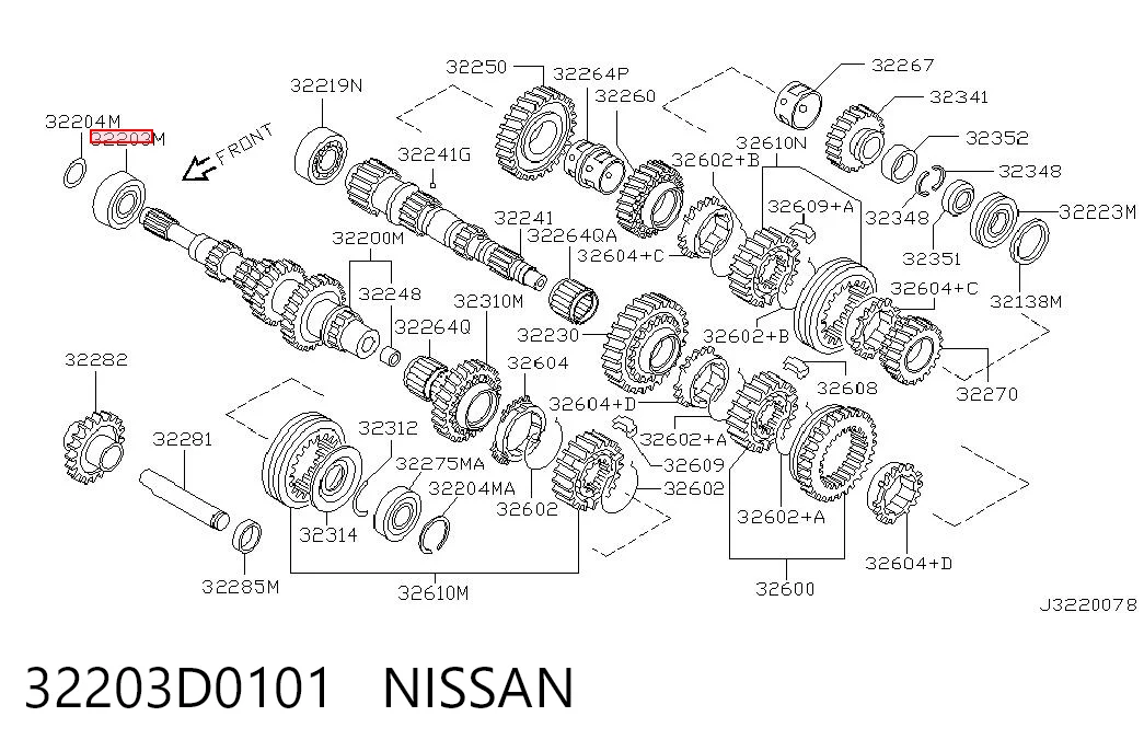 6305C3E NSK Подшипник главного вала КПП