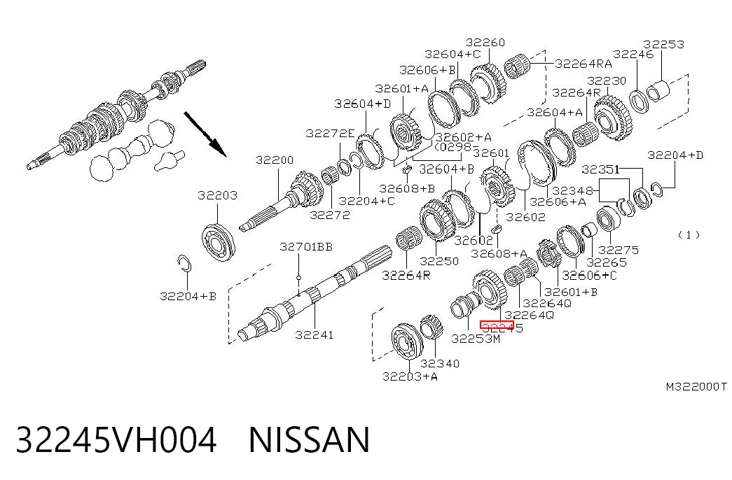 32245VH004 Nissan/Infiniti