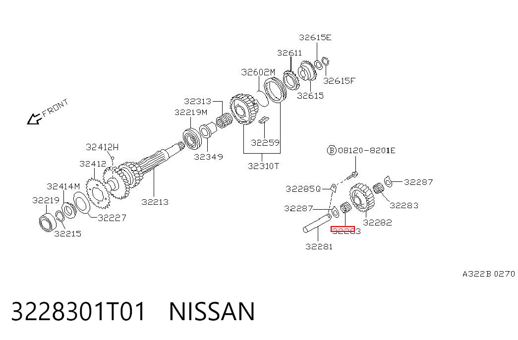 3228301T01 Nissan/Infiniti