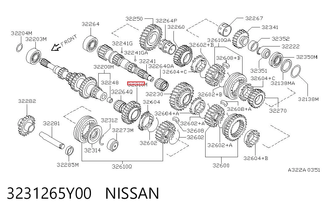 3231265Y00 Nissan/Infiniti