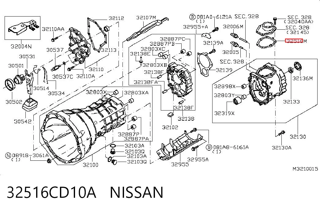 32516CD10A Nissan/Infiniti