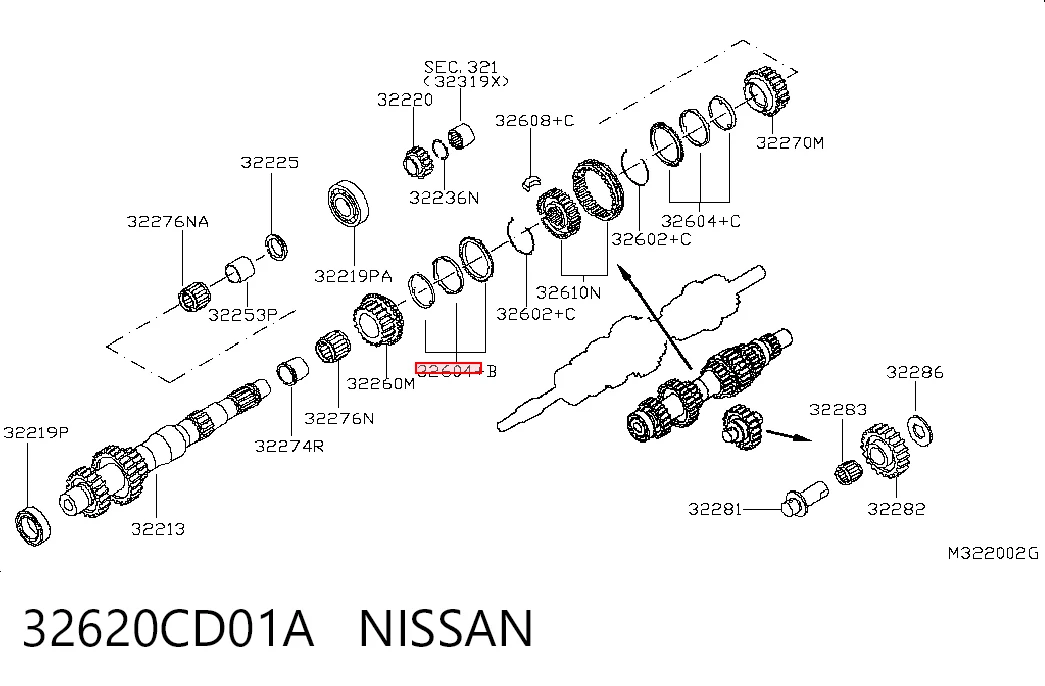 32620CD01A Nissan/Infiniti