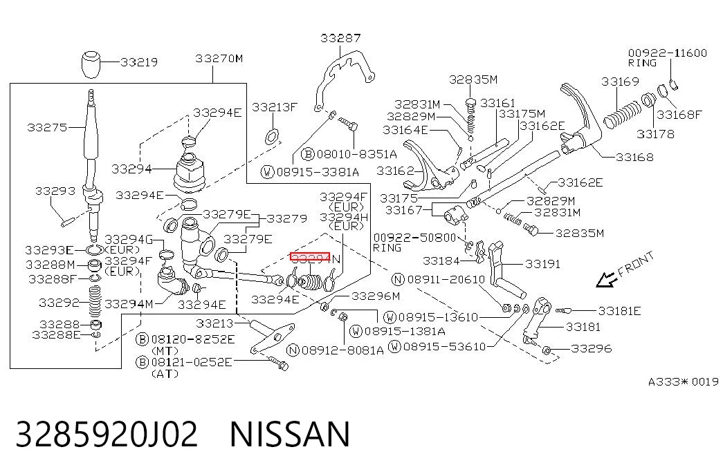 3285920J02 Nissan/Infiniti