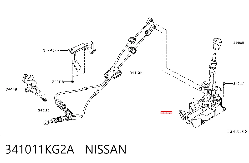 Механизм переключения передач Nissan JUKE NMUK хэтчбек (F15E) (2010 - 2019) цена, от 16.99 USD