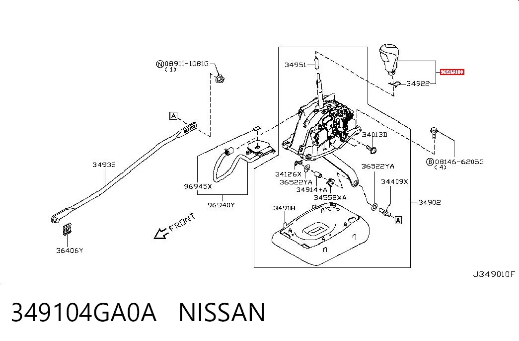 349104GA0A Nissan/Infiniti 