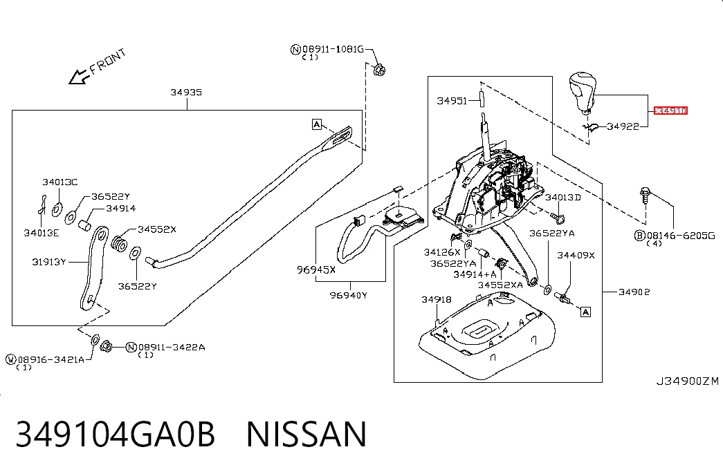 349104GA0B Nissan/Infiniti 