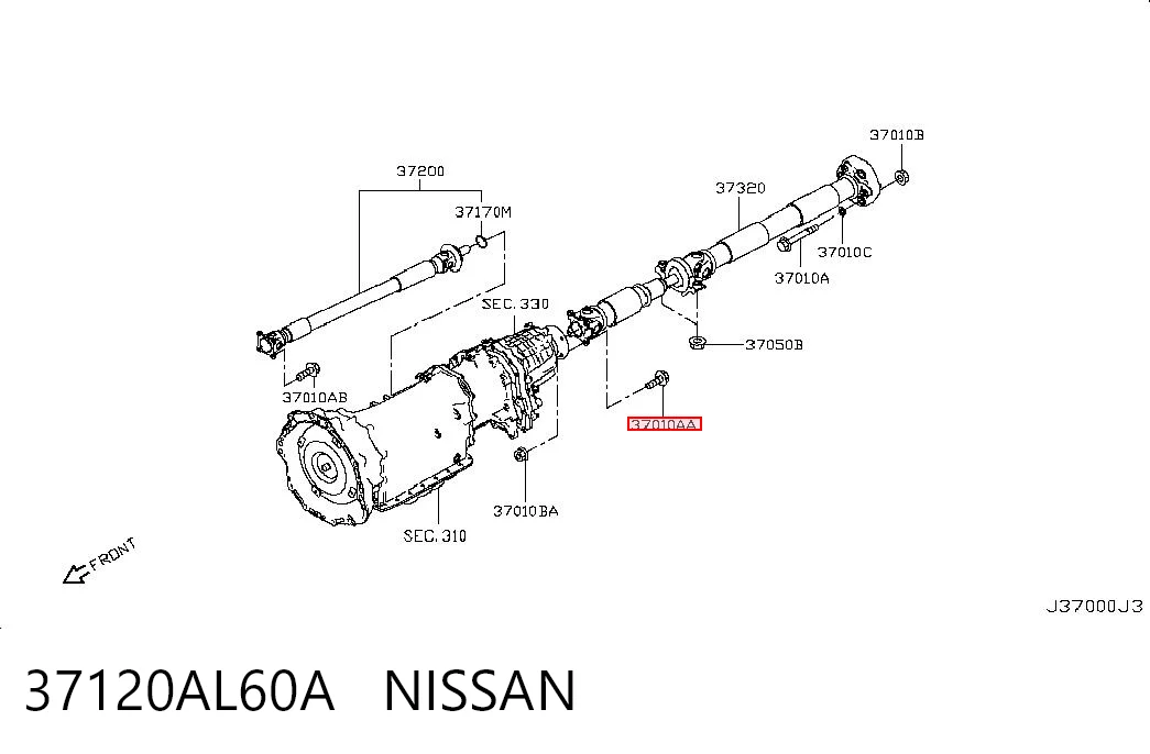 37120AL60A Nissan/Infiniti
