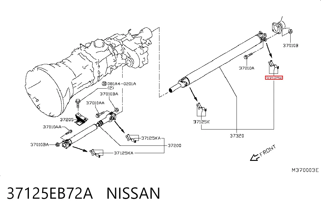 37125EB72A Nissan/Infiniti