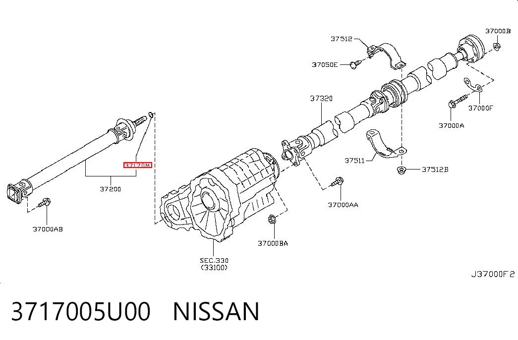 3717005U00 Nissan/Infiniti