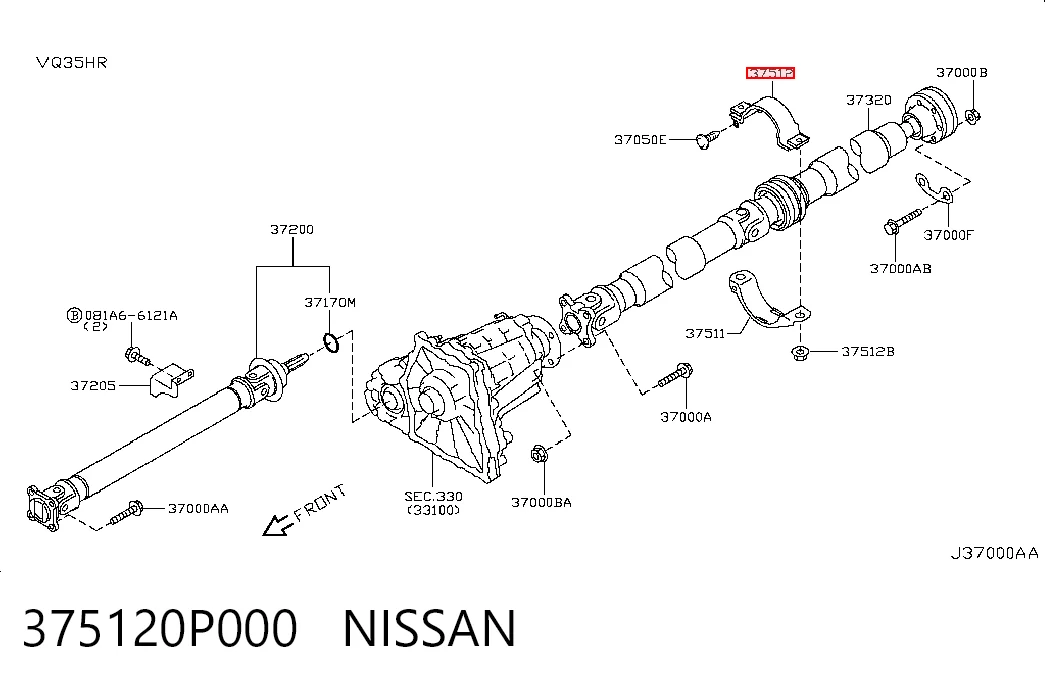 375120P000 Nissan/Infiniti