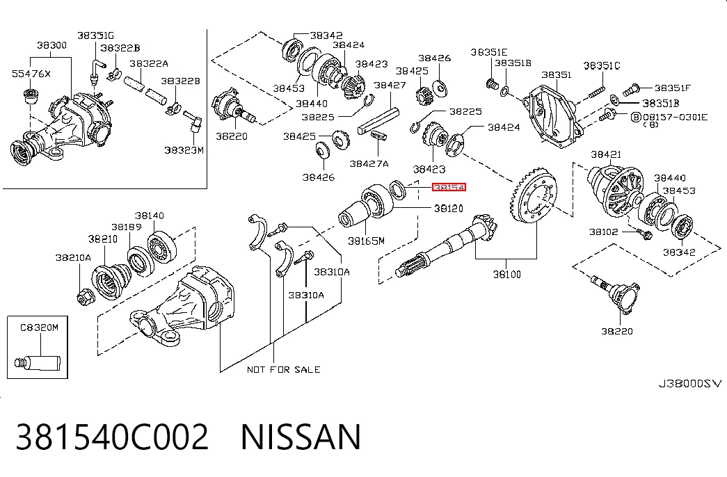 381540C002 Nissan/Infiniti
