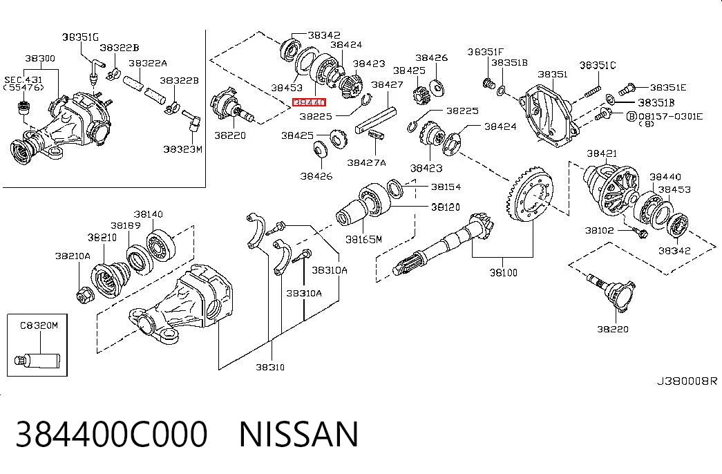 384400C000 Nissan/Infiniti 