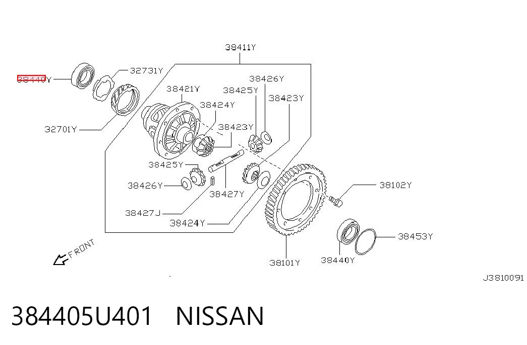 MR403500 Chrysler Подшипник ступицы передней