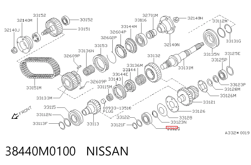  Подшипник КПП Daihatsu Sirion 