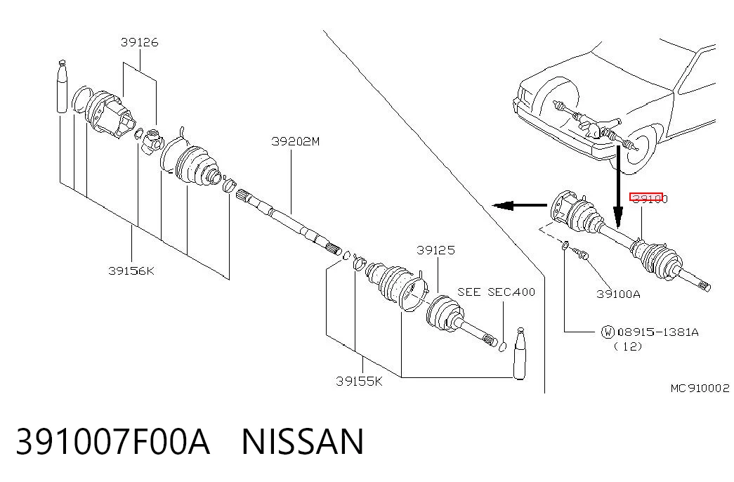 Купить T98010 Polcar Приводы передних колес