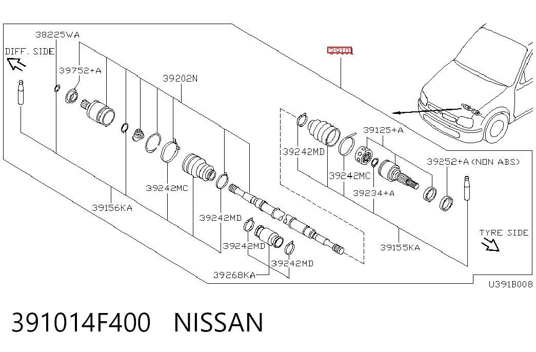 ШРУС наружный передний BB5507 Posterparts