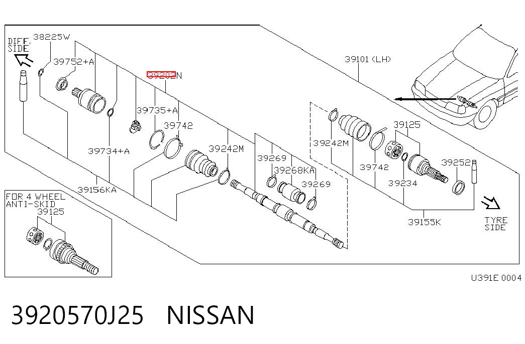 Шарнир угловых скоростей передний левый NIPPON MOTORS NI35013 цена, от 32.40 USD