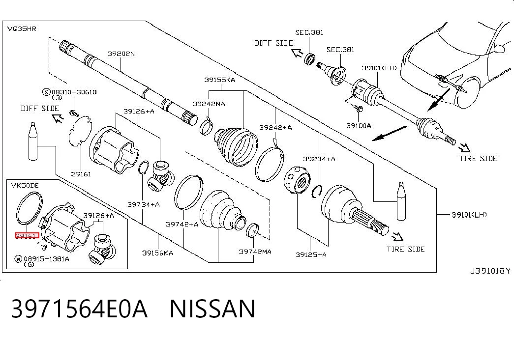3971564E0A Nissan/Infiniti